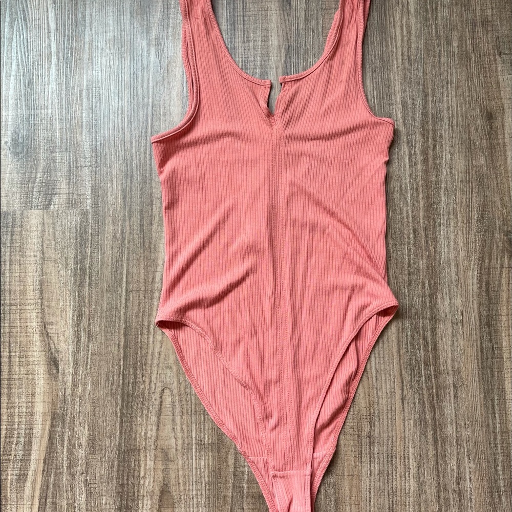 Coral bodysuit